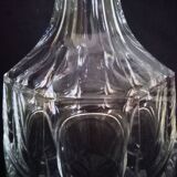 Carafe à whisky Art Déco en cristal taillé