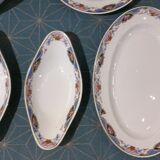 Table service of the Sarreguemines faience factory