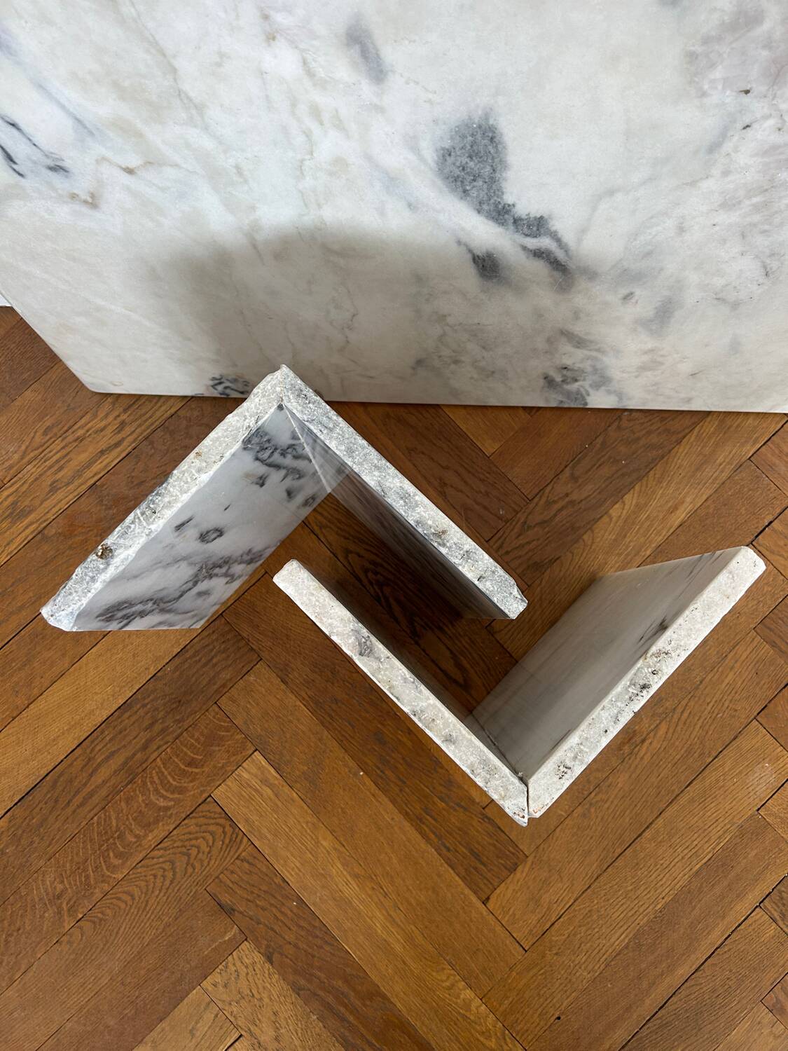 Marble coffee table