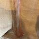 Vase soliflore pink glass 50s