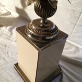 Paire de lampes oeufs style Hollywood Regency