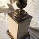 Pair of egg lamps in Hollywood Regency style