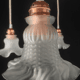 Suspension tulipes en verre