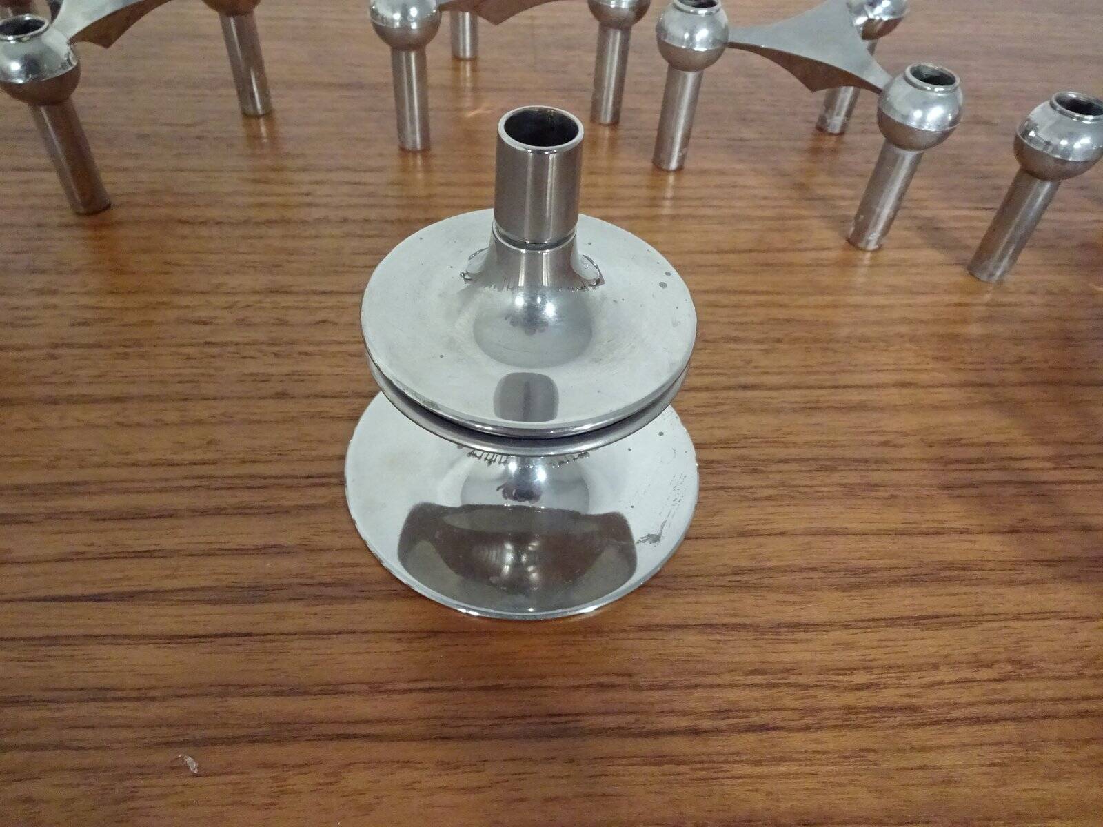 Candleholders by Ceasar Stoffi & Fritz Nagel for BMF, 1960s, Set of 12