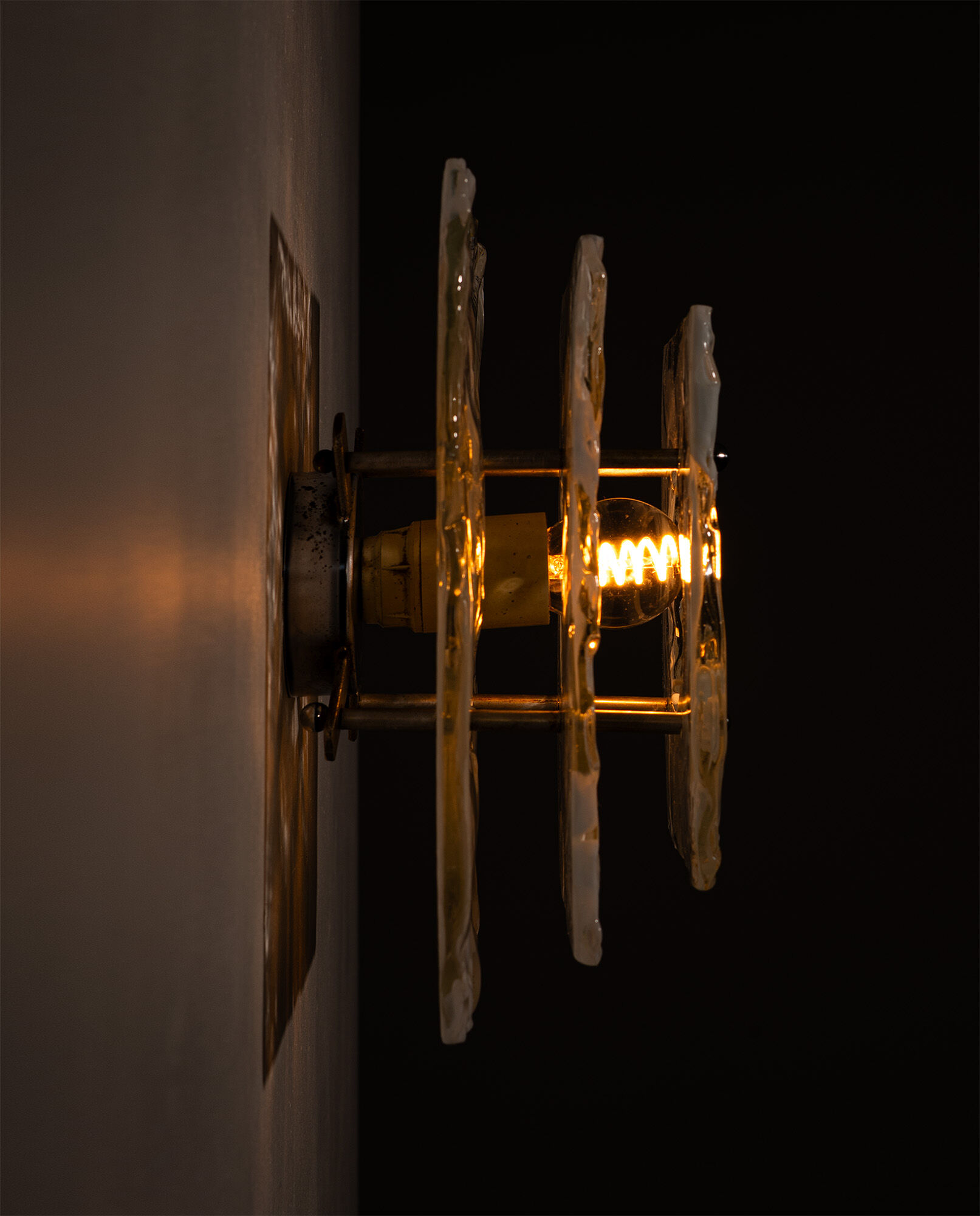 Applique en verre de Murano Carlo Nason, années 1970