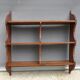 Etagère murale en accolades bois vintage 3 tablettes