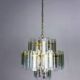 Veca cascade chandelier, 3-tiers Murano glass, Italy, 1970s