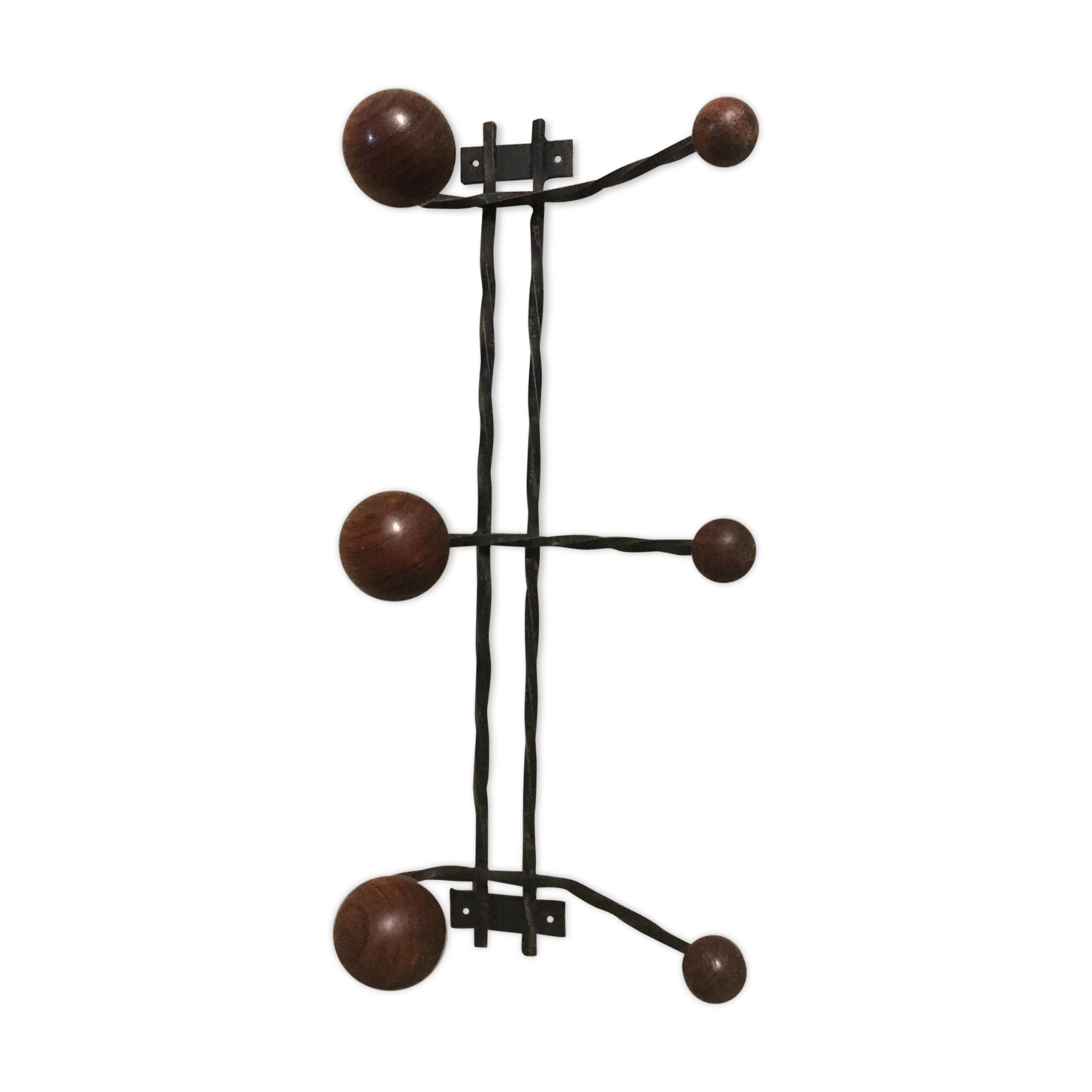 Patère 6 balls 60s