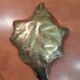 Vintage 1960s hammered brass leaf ashtray – Italy