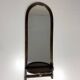 Rattan wall mirror with console table 1970’s
