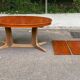 Scandinavian oval extendable table Baumann teak 240cm 1980