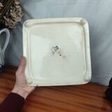 Ancien dessous de plat en faïence de Gien france modèle indienne des années 1940