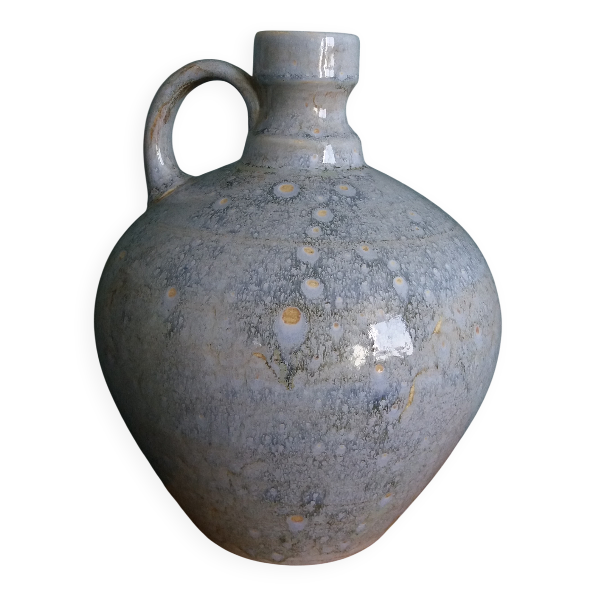 Ceramic vase jar signed Pierrefonds