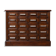 Apothecary Chest of Drawers, Solid Oak Wood, Restored, Early 20th Century