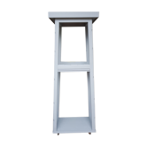 Etagère haute sur roulettes