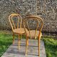 Paire de chaises bistrot bois clair