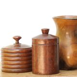 Two wooden boxes, 50s