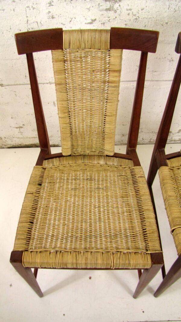 Une paire de chaises de rudolf frank pour lucas schnaidt, allemagne 1962