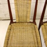Une paire de chaises de rudolf frank pour lucas schnaidt, allemagne 1962