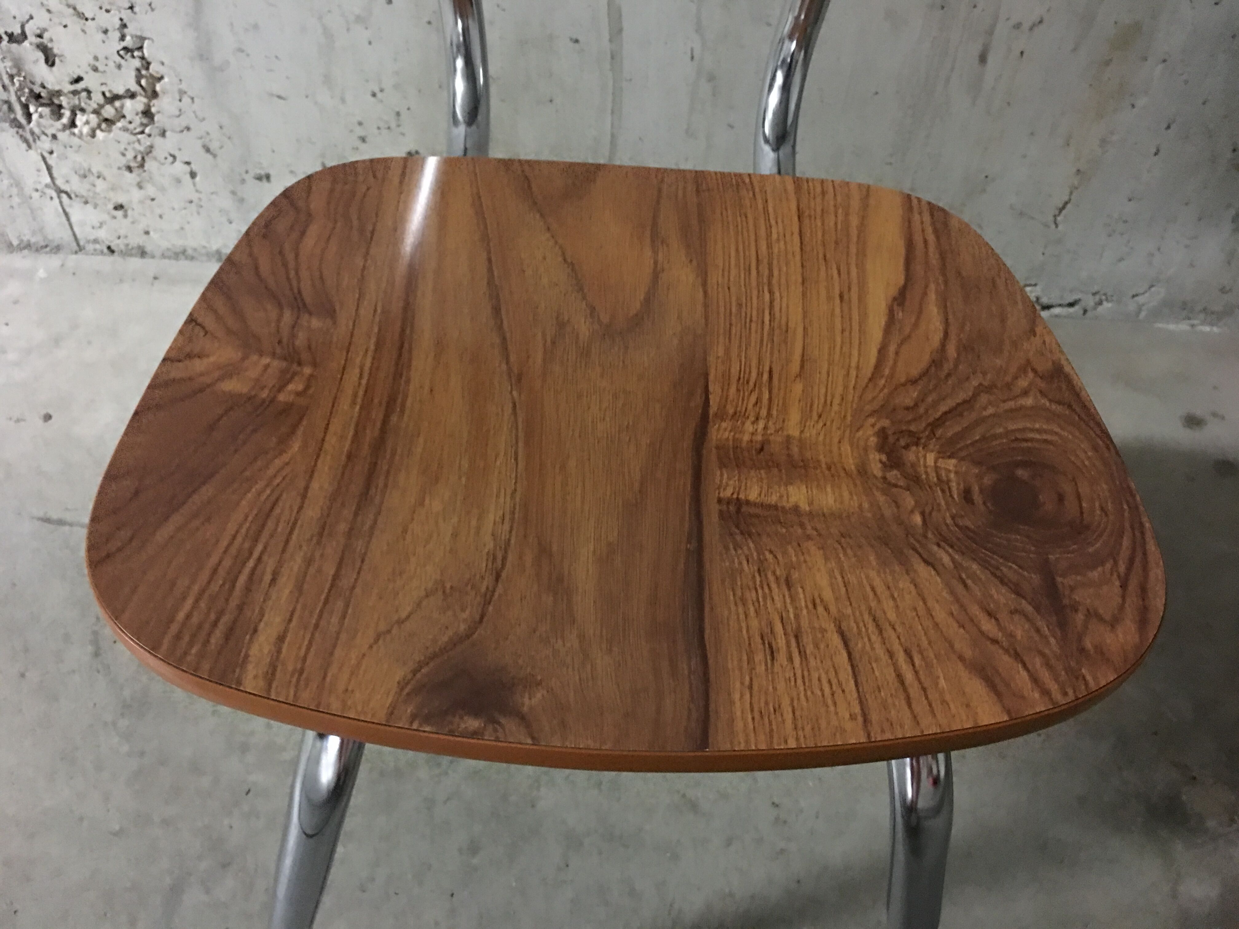 Pair of 70s formica chairs