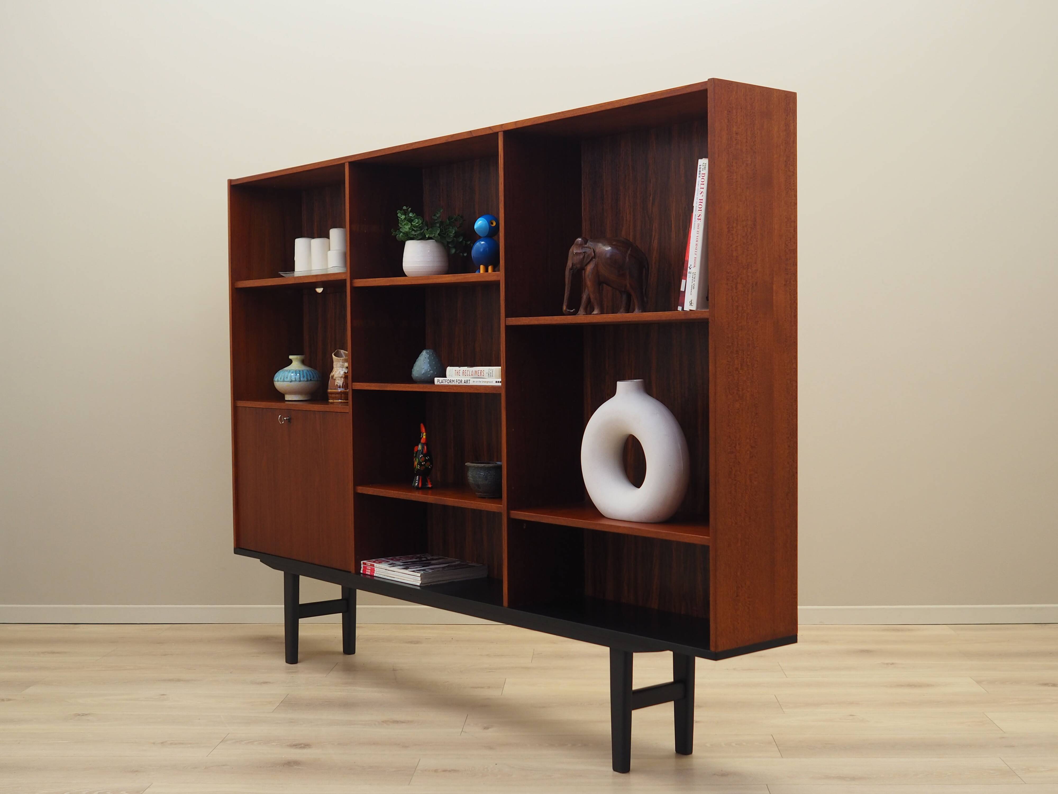 Teak bookcase, Danish design, 1970s, production: Denmark