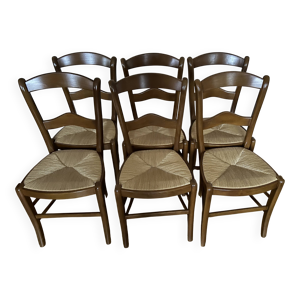 chaises de salle à manger - merisier