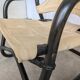 2 Vintage Espri Safari Lounge Armchairs / Rare Mid-century Black Bamboo and Beige Fabric Easy C