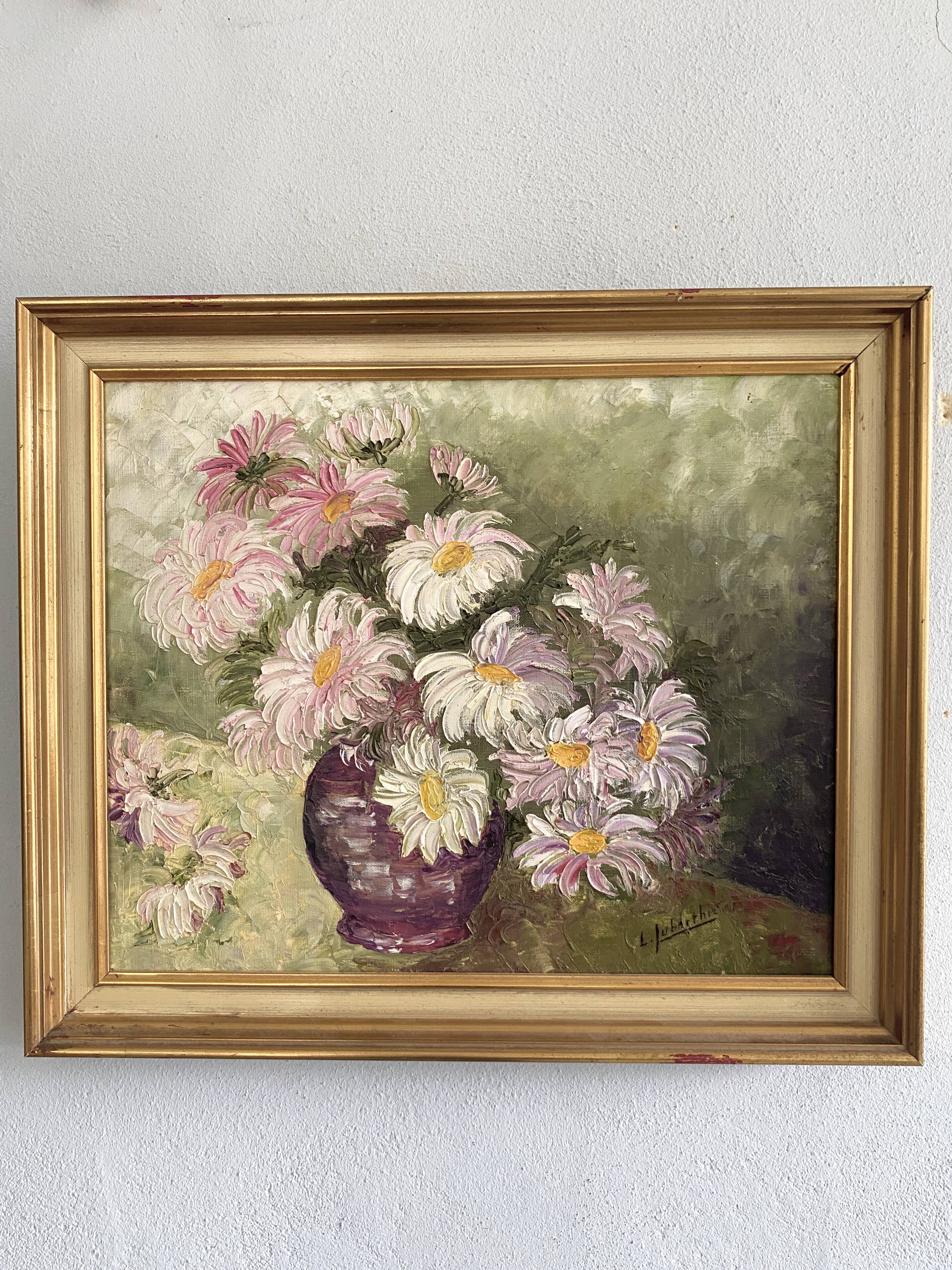 Oil on canvas signed