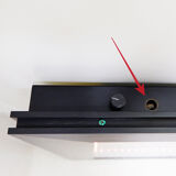 Infinite mirror with black metal frame - Italy