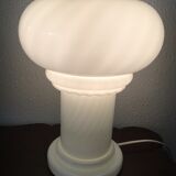 Opaline mushroom lamp 1970