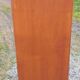 Vintage oak wardrobe with metal legs from the 1950s.
