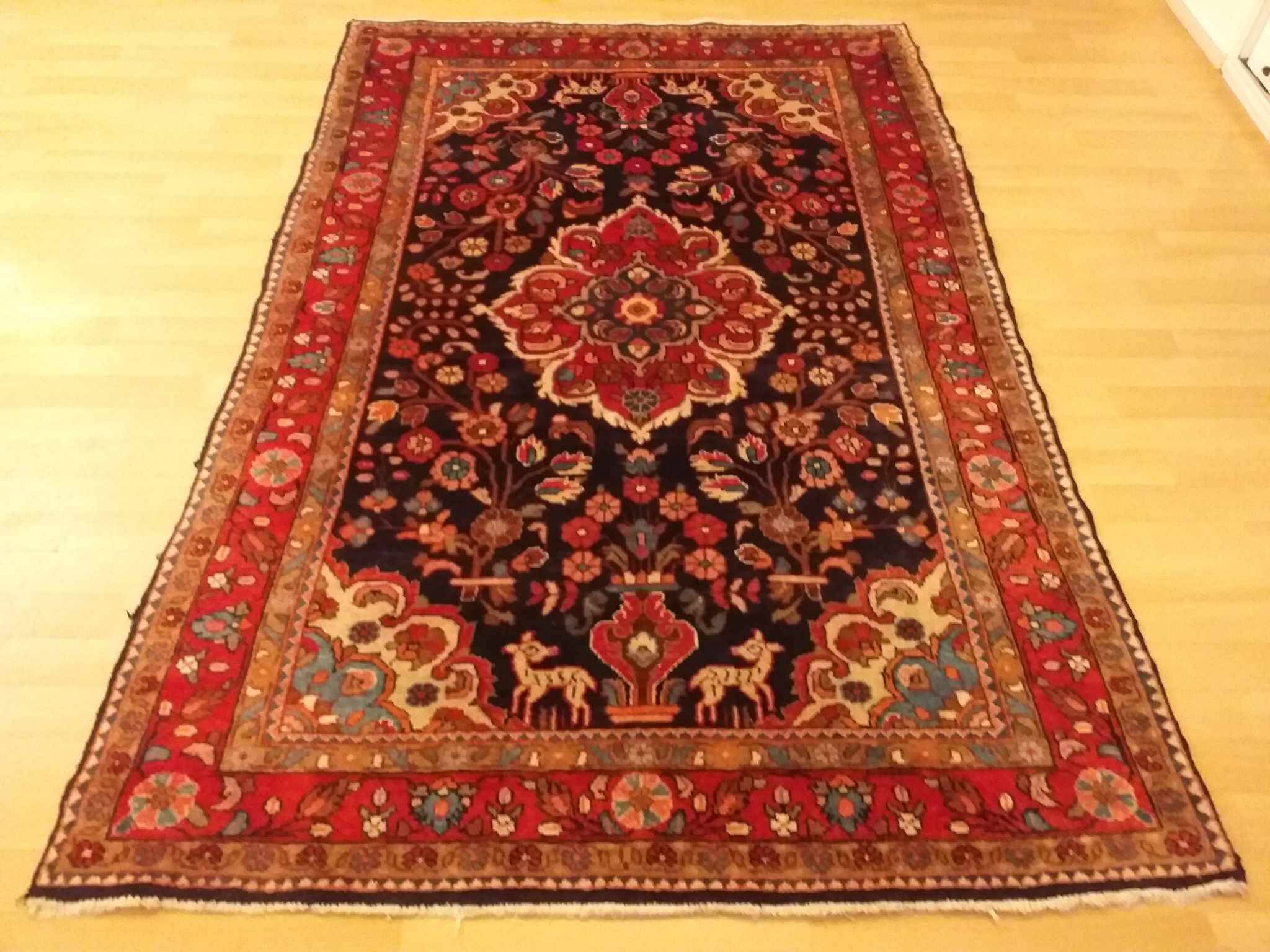 Handmade Tabriz Persian rug 230x150cm