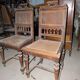 Pair of Neo-Renaissance chairs in walnut and caning – Late 19th century