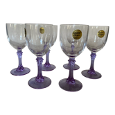 Coupes cristal Lilas vintage