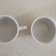 Set of 2 cups and an sugar bowl in iron earth