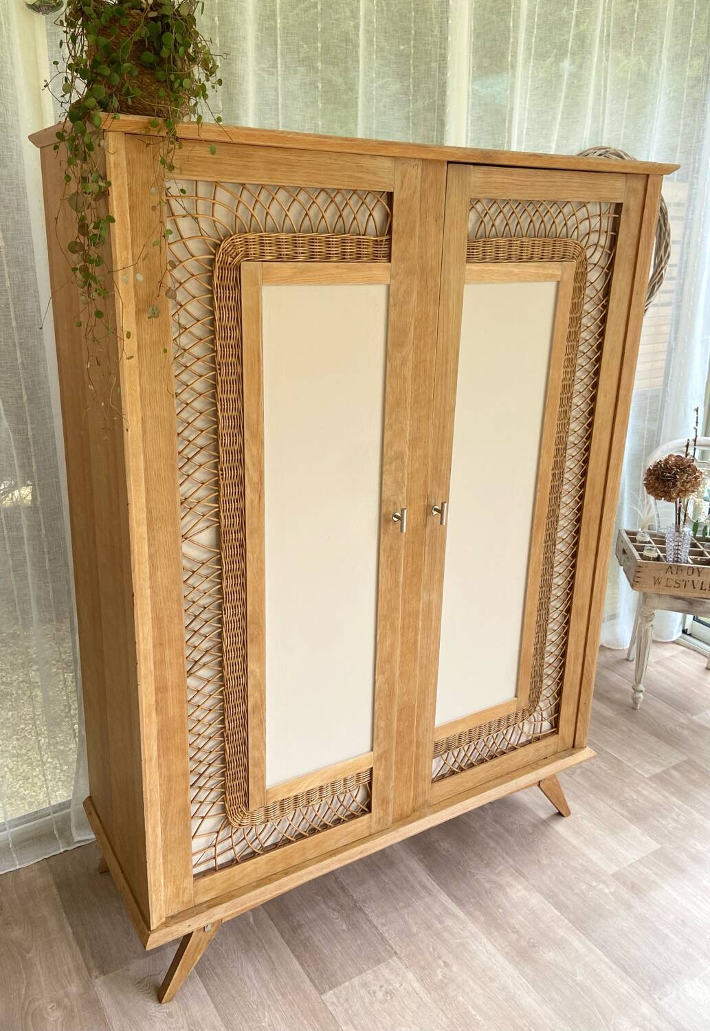Rattan cabinet