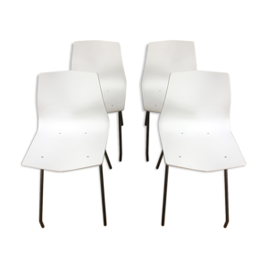 Lot 4 chaises diamant par René-Jean