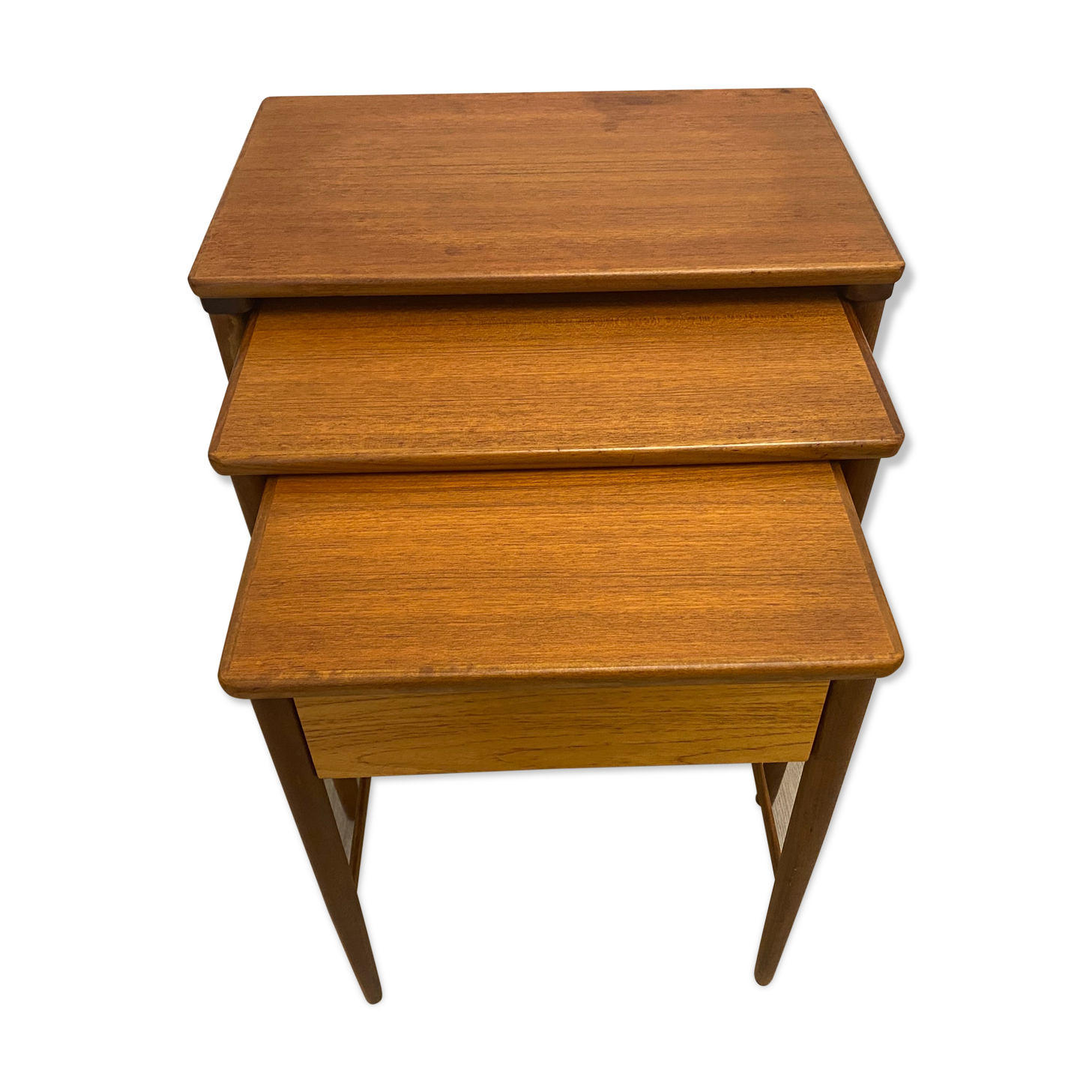 Tables gigognes scandinave en teck pour Opal Möbel
