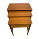 Tables gigognes scandinave en teck pour Opal Möbel