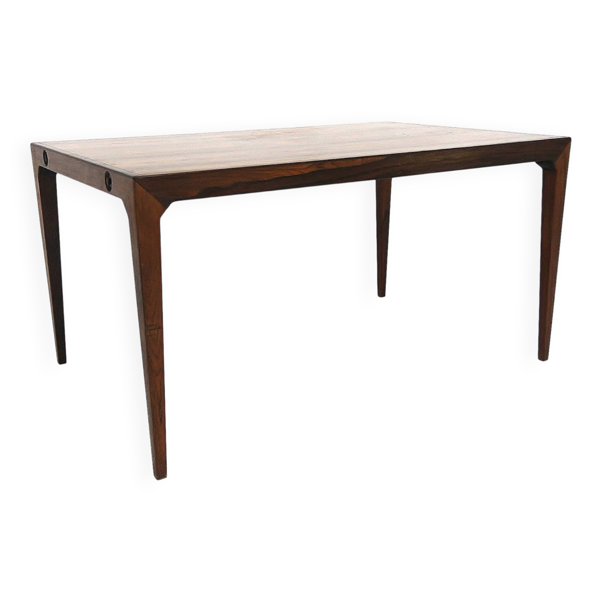 Table de salle à manger en palissandre Poul Hundevad, Danemark, 1960