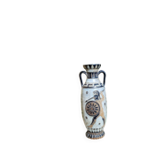 Large amphora vase guerin warriors 70 cm