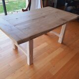 Solid oak farmhouse table