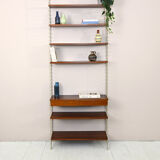 'string' bookcase with metal frame
