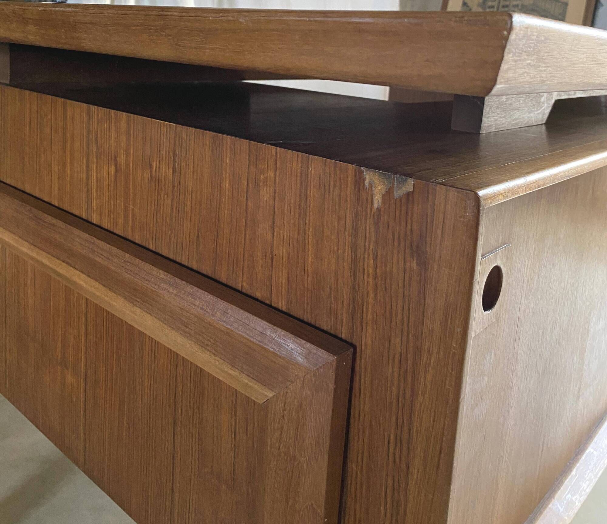 Vintage teak desk