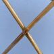 Chaises en rotin  à croisillons