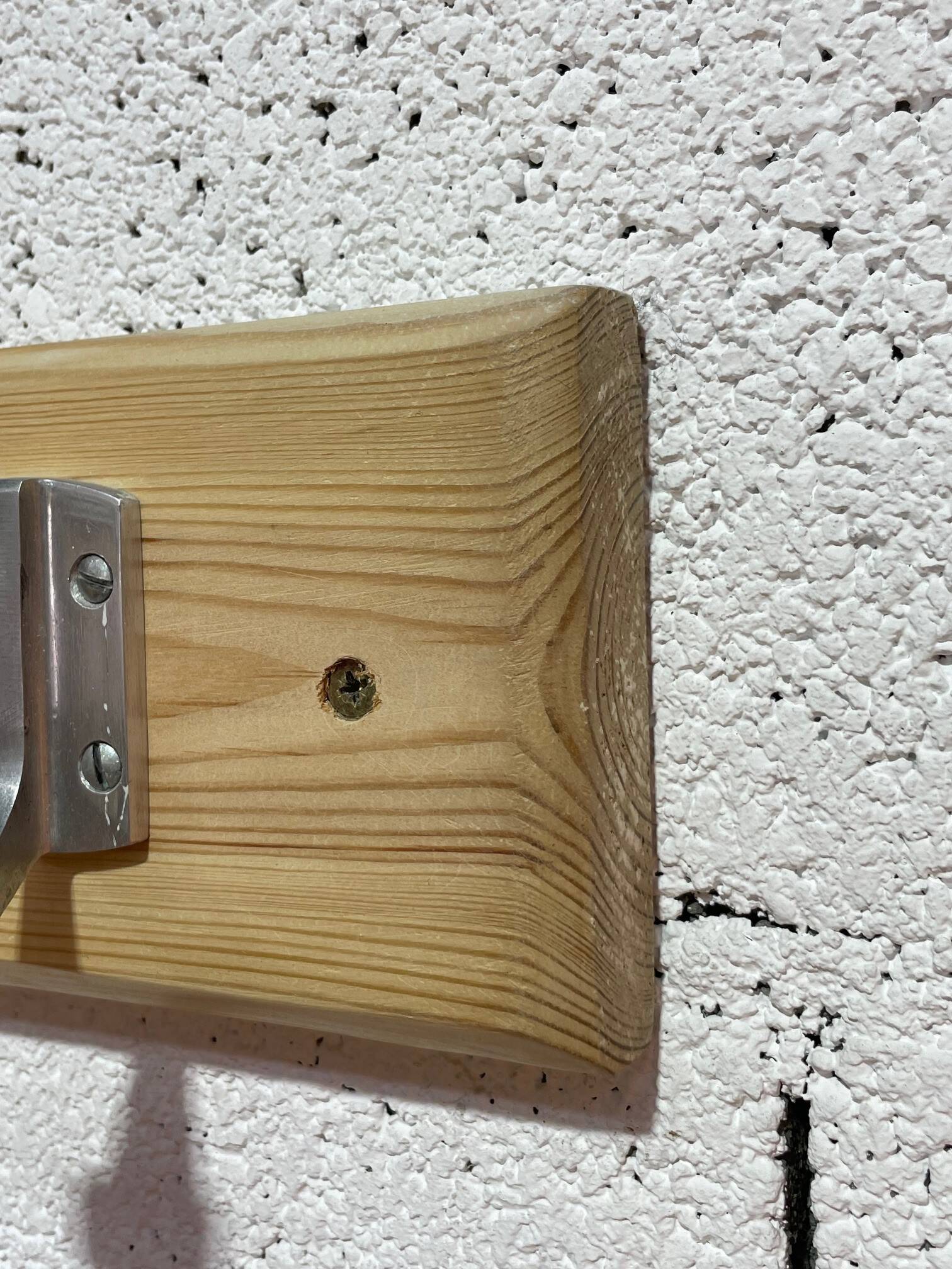 Vintage wall coat rack from the 1960s.