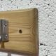 Vintage wall coat rack from the 1960s.