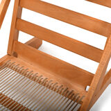 Fauteuil à dossier haut CH-03 par Hans J. Wegner