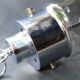 Vintage hanging shaped smoked glass bulb