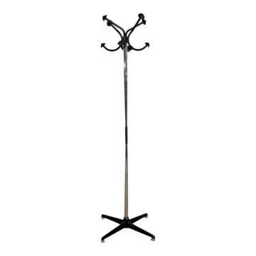 Chrome Metal Coat Rack 1960